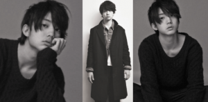 モデル兼俳優の健太郎が白黒モノトーンな写真で写っている画像